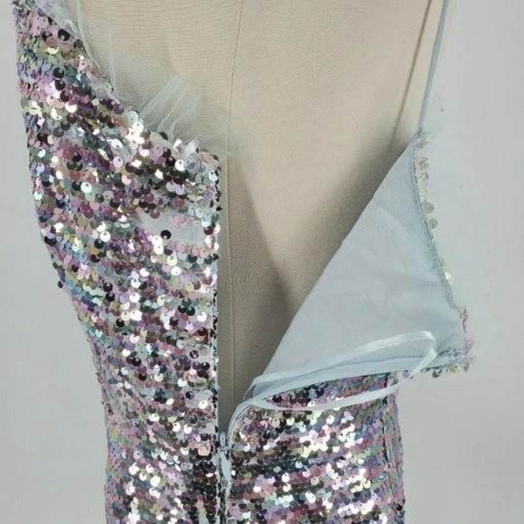 The East Order Cheyney Sequin Thin Strap Mini Dress Size Large NWOT‎ $160 - Picture 8 of 10